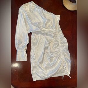 White bridal shower dress